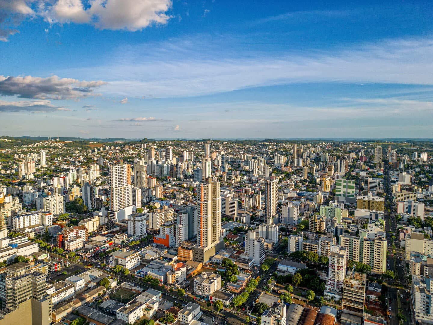 Vista aérea de Chapecó